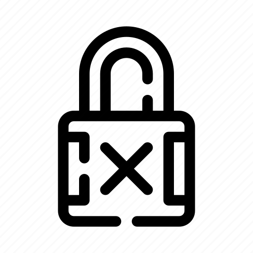 Unprotected, privacy, padlock, safety, lock icon - Download on Iconfinder