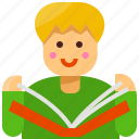 kid, book, read, education, knowledge