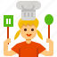 kid, cooking, chef, hat, costume 