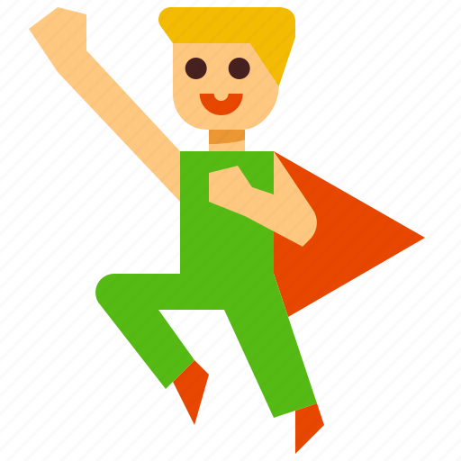Kid, costume, superhero, flay, playing icon - Download on Iconfinder