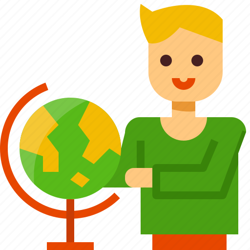 Kid, globe, boy, geography icon - Download on Iconfinder