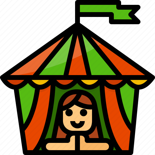 Kid, zoo, camp, circus, tent, camping icon - Download on Iconfinder