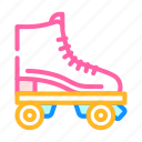 roller, skates, kid, leisure, child, happy