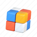 rubik, rubik&#x27;s cube, cube, puzzle, toy, kid, 3d 