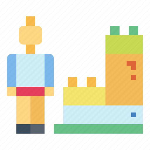 Kid, shapes, toy, building blocks, toy bricks icon - Download on Iconfinder