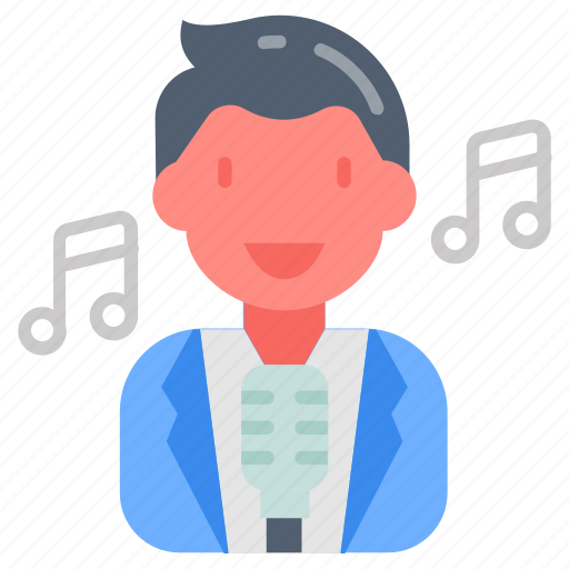 Singing, competition, music, humming, singer, boy icon - Download on Iconfinder