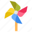 pinwheel, kids, crafting, rainbow, wheel, paper, windmill 