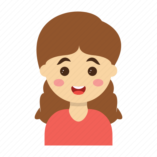 Cartoon, character, enjoyment, girl, kids icon - Download on Iconfinder