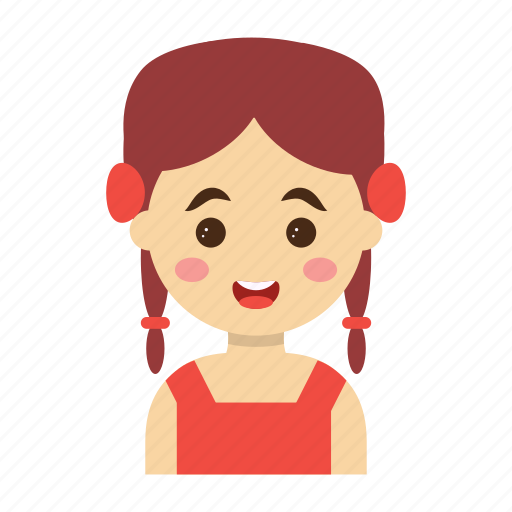 Cartoon, character, child, girl, kids icon - Download on Iconfinder