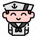 seaman, navy, sailor, kid, boy, man, occupation