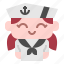 seaman, navy, sailor, kid, girl, woman, occupation 