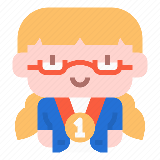 Outstanding, excellent, medal, student, avatar, kid, boy icon - Download on Iconfinder