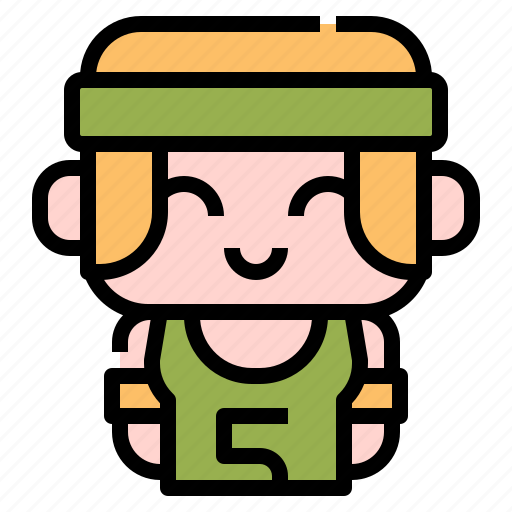 Athlete, user, avatar, kid, girl, costume icon - Download on Iconfinder