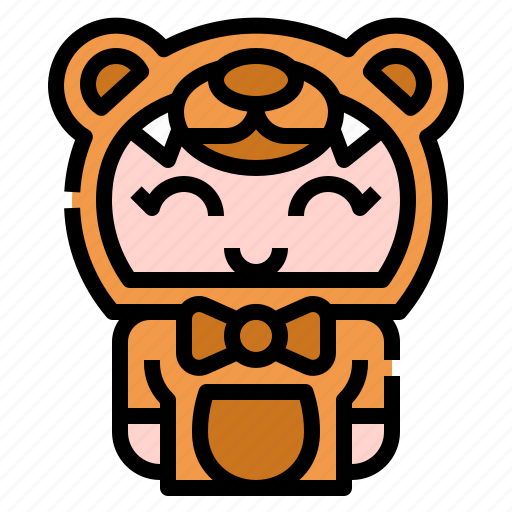Bear, suit, user, avatar, kid, boy, costume icon - Download on Iconfinder