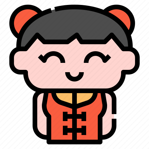 China, girl, user, avatar, kid, costume icon - Download on Iconfinder