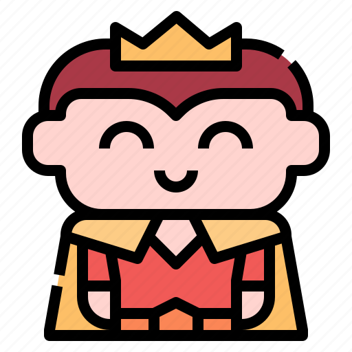 King, royal, man, avatar, cartoon, characters, fantasy icon - Download on Iconfinder