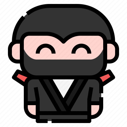 Ninja, man, user, avatar, cartoon, characters, fantasy icon - Download on Iconfinder