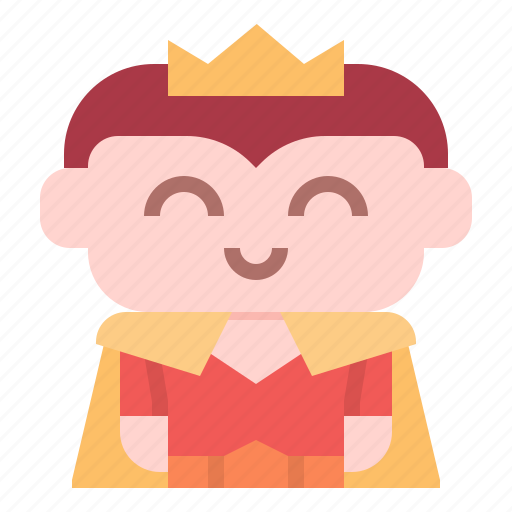 King, royal, man, avatar, cartoon, characters, fantasy icon - Download on Iconfinder