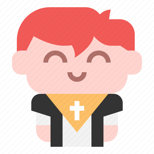 Priest, man, user, avatar, cartoon, characters, fantasy icon - Download on Iconfinder