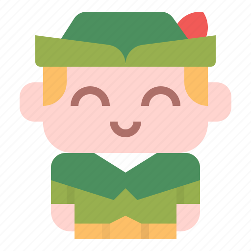 Man, user, people, cartoon, characters, fantasy, robin hood icon - Download on Iconfinder