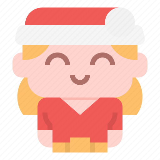 Woman, user, avatar, cartoon, characters, fantasy, santa claus icon - Download on Iconfinder