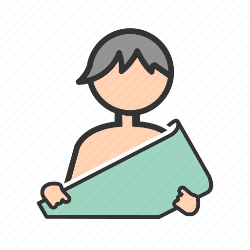 Child, dry, kid, shower, towel, wash, wet icon - Download on Iconfinder