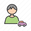 car, child, happy, kid, playing, race, toy