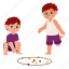 childhood, children, kid, toy, boy, people, character, playing, cartoon 