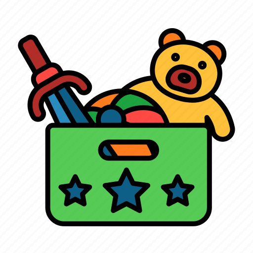 Toy, box, doll, childhood, toys, kid, baby icon - Download on Iconfinder