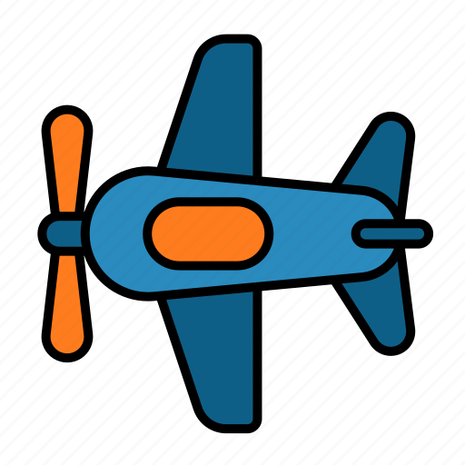 Aeroplane, childrens, kids, plane, toy, toys, baby icon - Download on Iconfinder