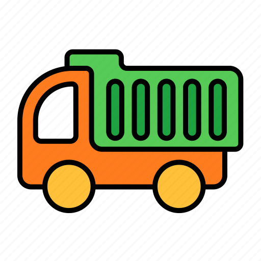 Car, dump, kids, toy, truck, child, plastic icon - Download on Iconfinder