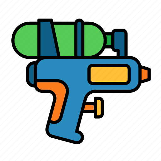 Fun, gun, play, squirt, toy, water, shooting icon - Download on Iconfinder
