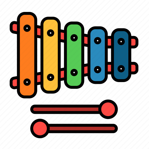 Baby, child, instrument, kid, toy, xylophone, music icon - Download on Iconfinder