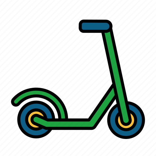 Kick, riding, scooter, bike, scootie, sports, transport icon - Download on Iconfinder