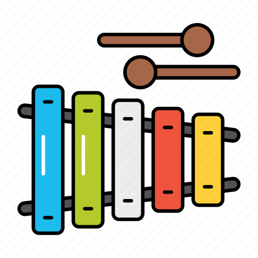 Artificial toy, baby toy, child toy, xylophone, musical toy, musical instrument, educational toy icon - Download on Iconfinder
