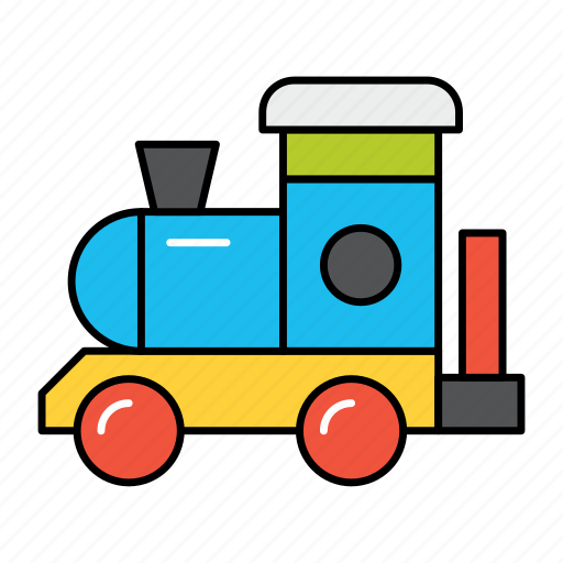 Artificial train, child toy, baby toy, toy train, playing toy, plastic icon - Download on Iconfinder