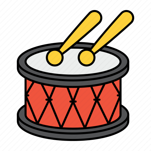 Childrens, drum, drumkit, kids, toy, toys, baby icon - Download on Iconfinder
