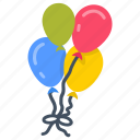 balloons, celebration, festival, fun, birthday, decoration