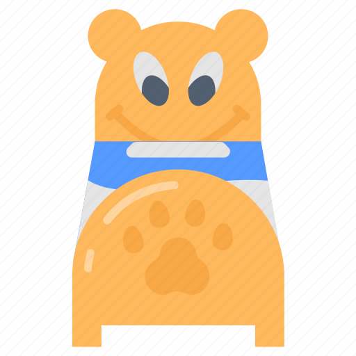 Bed, baby, cot, couch, cartoon, bear icon - Download on Iconfinder