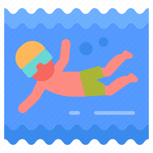 Swimming, swimmer, boy, diving, fun, time, recreation icon - Download on Iconfinder