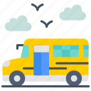 school, bus, shuttle, coach, transportation