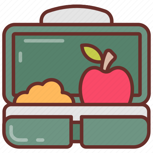 Lunch, box, packed, time, meal, mess, kit icon - Download on Iconfinder