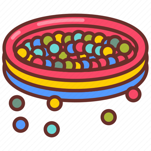 Ball, pit, playtime, fun, games, colorful, balls icon - Download on Iconfinder