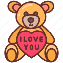teddy, bear, cute, stuff, toy, birthday, gift, cuddling