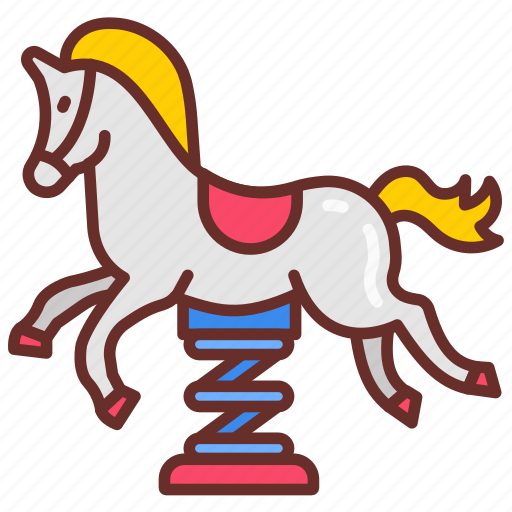 Horse, swing, outdoor, play, childhood, memories, backyard icon - Download on Iconfinder