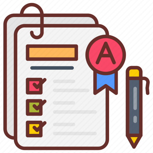Result, card, annual, marks, sheet, test, records icon - Download on Iconfinder