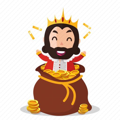 Emoji, emoticon, king, money, sticker icon - Download on Iconfinder