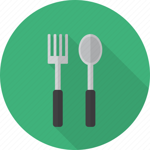 Dining, fork, kitchen, knife, lunch, spoon icon - Download on Iconfinder