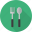 dining, fork, kitchen, knife, lunch, spoon 