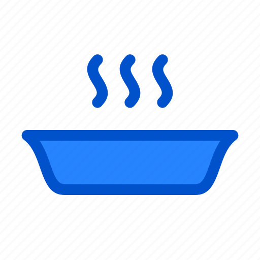 Bake, bakery, baking tray with smoke, oven icon - Download on Iconfinder